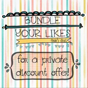 Bundle your likes and I’ll send you an offer!!
